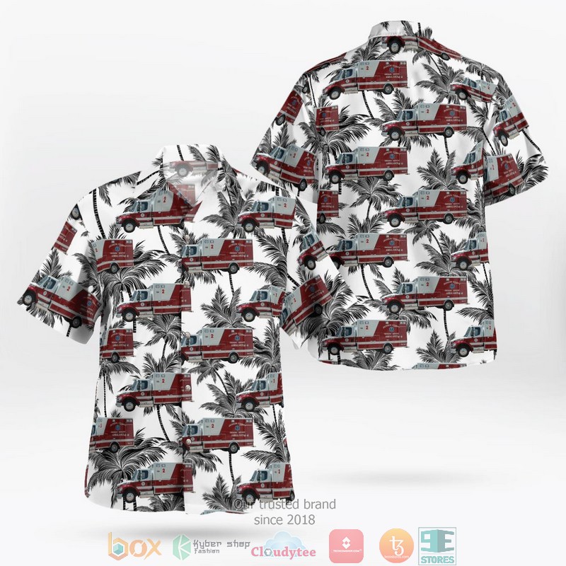 NEW Jackson County Emergency Services Aloha Shirt