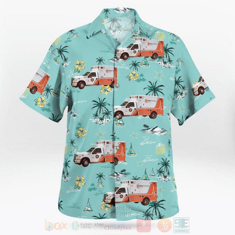 BEST Jacksonville, Florida, Century Ambulance Service 3D Aloha Shirt 3 BEST Jacksonville, Florida, Century Ambulance Service 3D Aloha Shirt word1