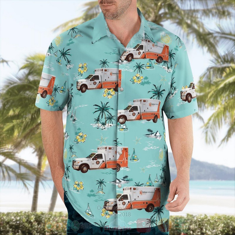 BEST Jacksonville, Florida, Century Ambulance Service 3D Aloha Shirt 4 BEST Jacksonville, Florida, Century Ambulance Service 3D Aloha Shirt word1