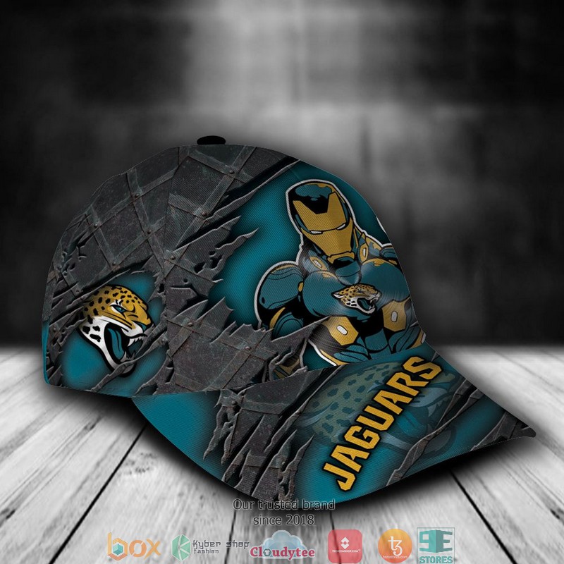 Jacksonville Jaguars Iron Man NFL Custom Name Cap 2 Jacksonville Jaguars Iron Man NFL Custom Name Cap word2