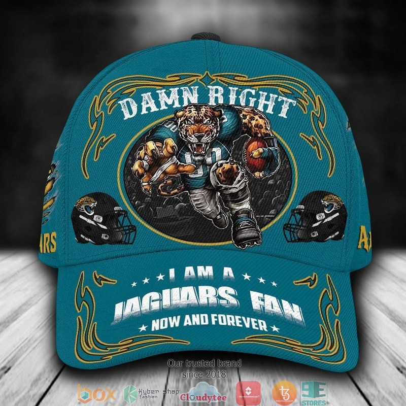 Jacksonville Jaguars Mascot NFL Custom Name Cap word3