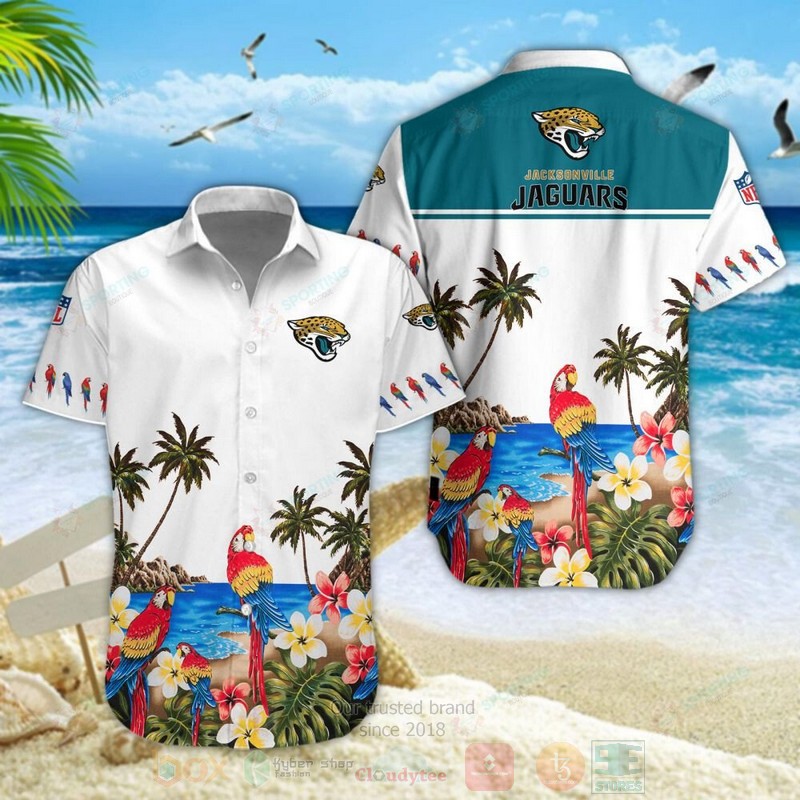 BEST Jacksonville Jaguars NFL Parrot Aloha Hawaiian Shirt