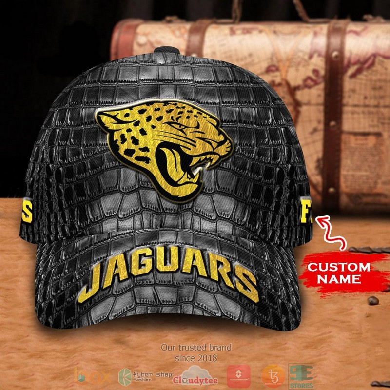Jacksonville Jaguars Printed Luxury NFL Custom Name Cap word1