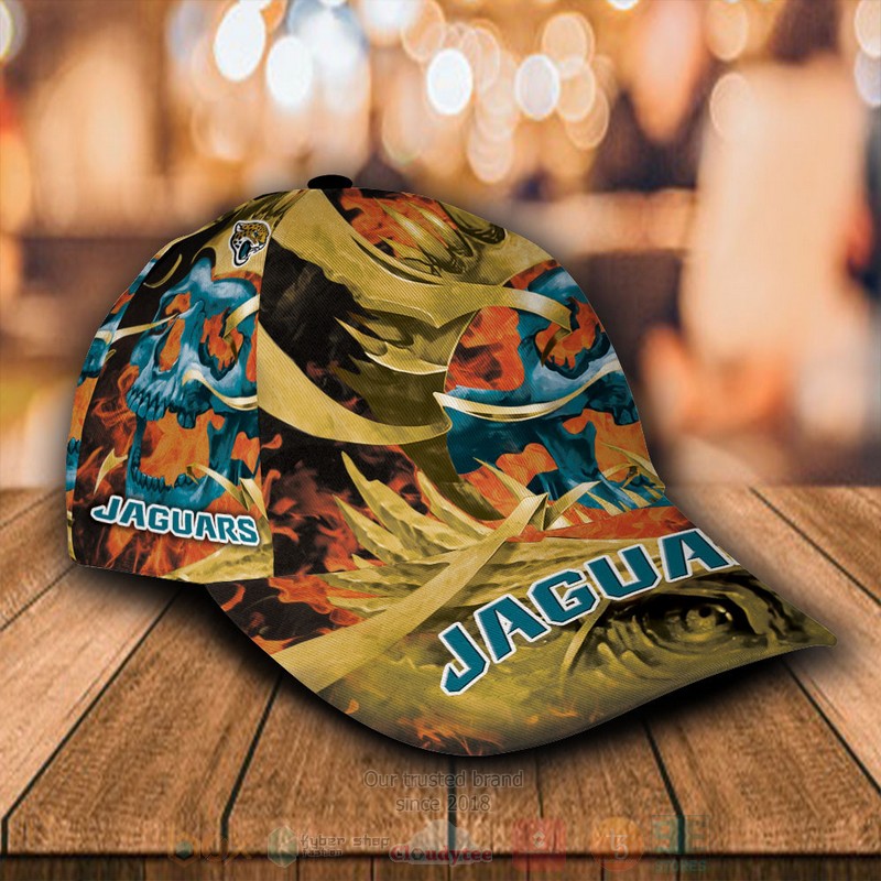 BEST Jacksonville Jaguars Skull Custom Yellow Classic Cap 2 BEST Jacksonville Jaguars Skull Custom Yellow Classic Cap word2
