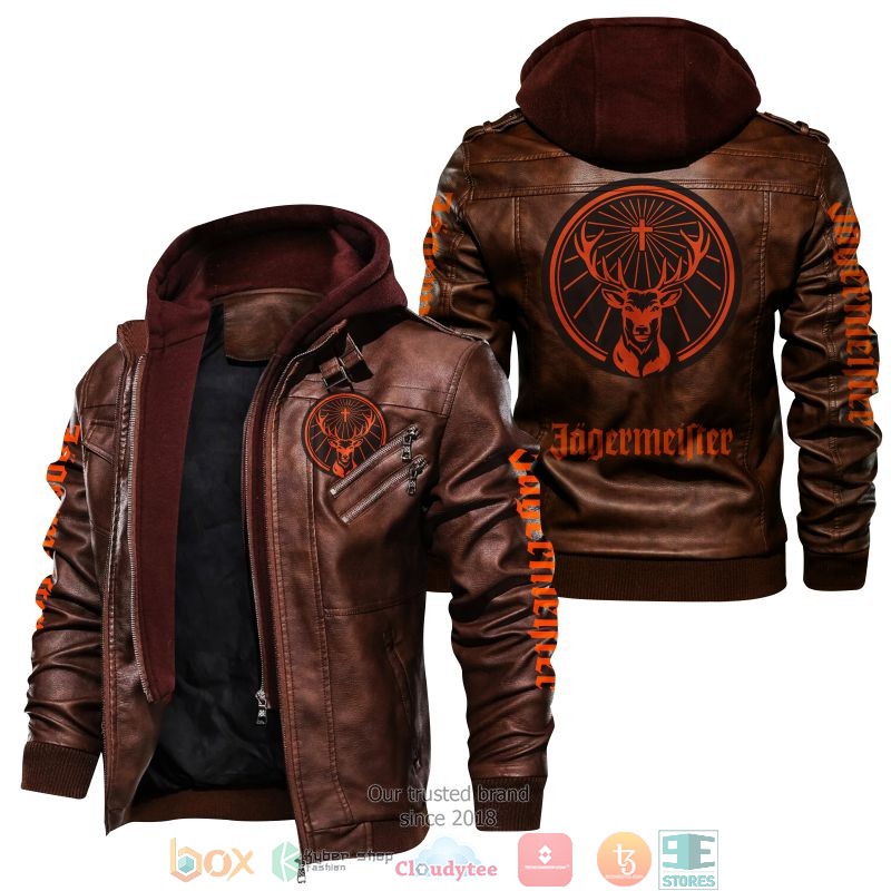 NEW Jagermeister PU Leather Jacket