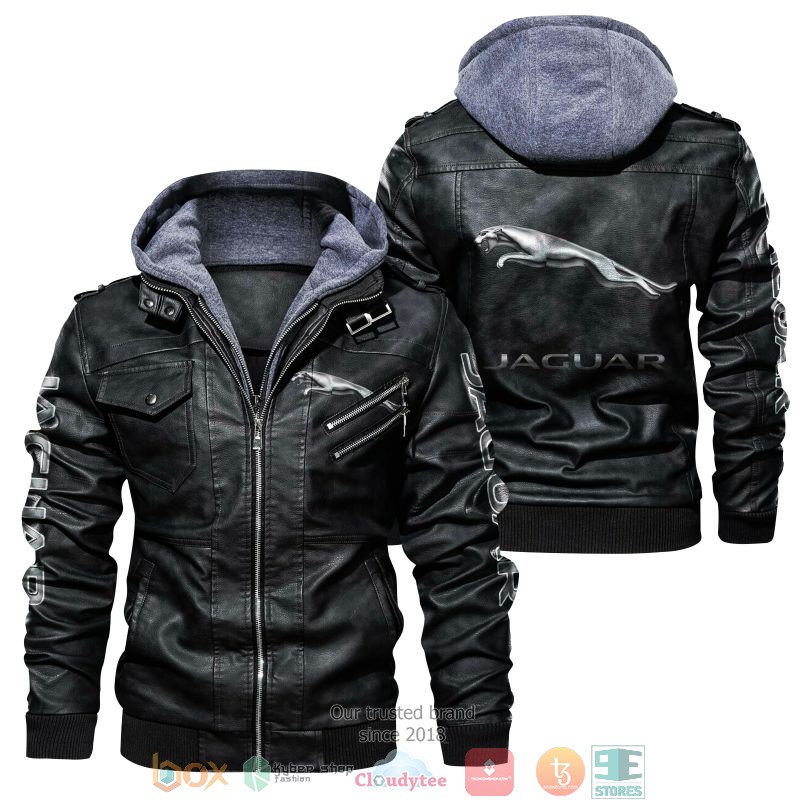 NEW Jaguar Cars PU Leather Jacket 2 NEW Jaguar Cars PU Leather Jacket word3