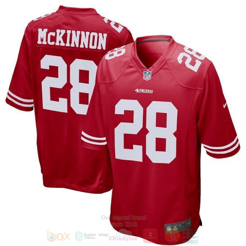 BEST Jerick McKinnon San Francisco 49ers Jersey Football word3