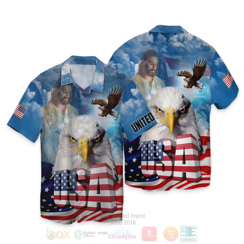 BEST Jesus, Eagle American Flag Independence Day Is Coming 3D Printing Shirt, Hoodie word1