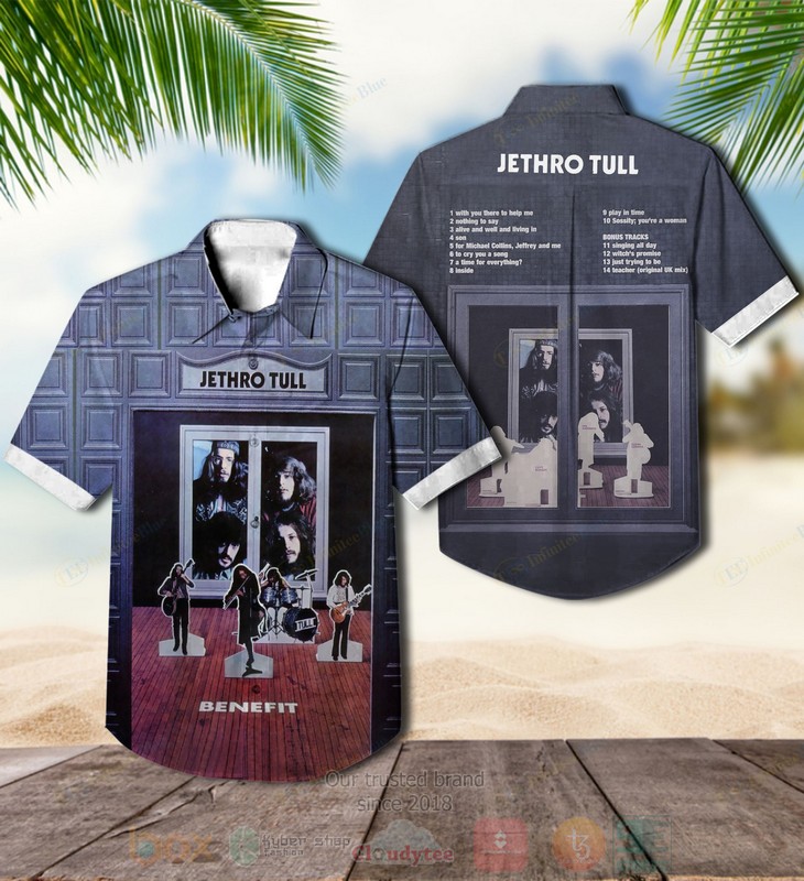BEST Jethro Tull Benefit Album Aloha Hawaiian Shirt