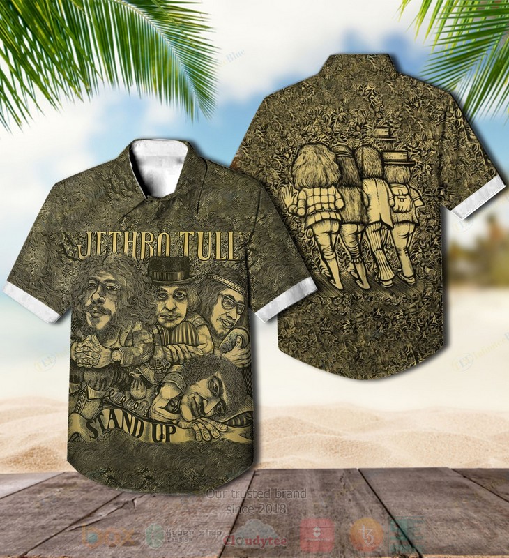 BEST Jethro Tull Stand Up Album Aloha Hawaiian Shirt