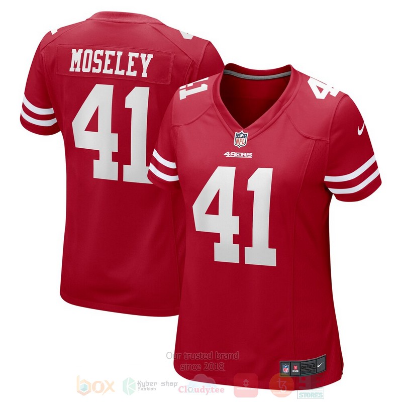 BEST San Francisco 49ers Emmanuel Moseley Scarlet Jersey Football 3 BEST San Francisco 49ers Emmanuel Moseley Scarlet Jersey Football word2