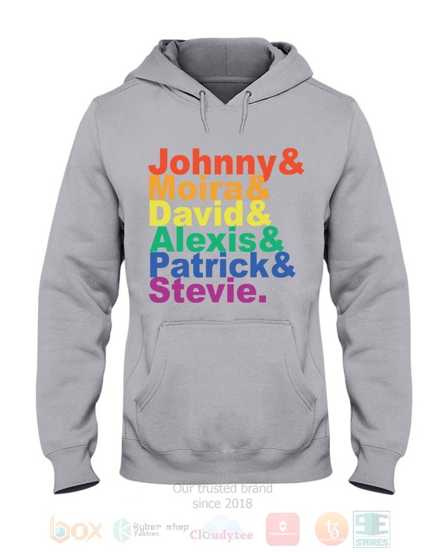 Johnny Moira David Alexis Schitt's Creek Hoodie, Shirt word3