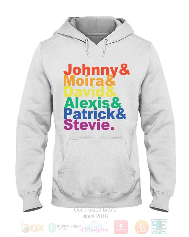 Johnny Moira David Alexis Schitt's Creek Hoodie, Shirt word3