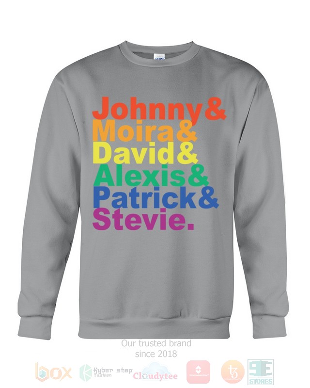 Johnny Moira David Alexis Schitt's Creek Hoodie, Shirt word3