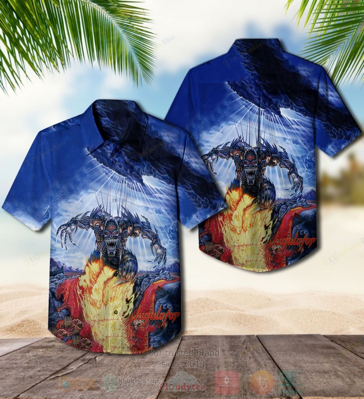 BEST Judas Priest Killing Machine Album Aloha Hawaiian Shirt