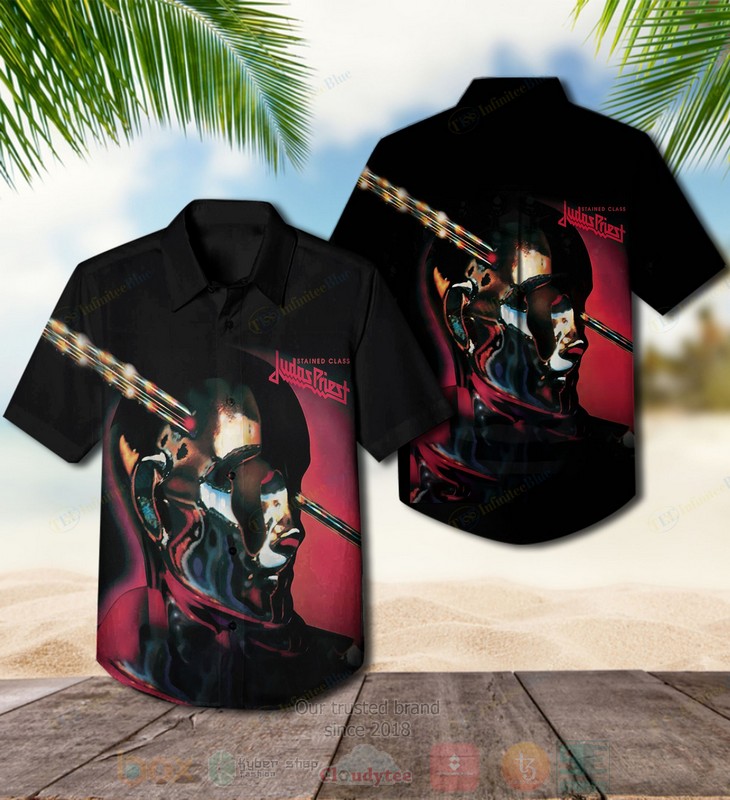 BEST Judas Priest Stained Class Album Aloha Hawaiian Shirt