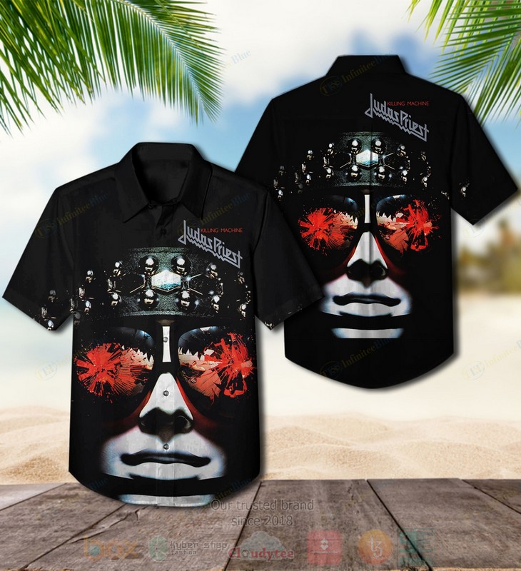 BEST Judas Priest Take on the World Album Aloha Hawaiian Shirt