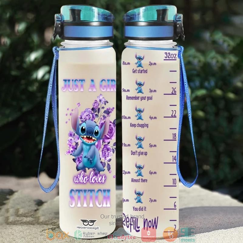 Just A Girl Who Loves Stitch Water Bottle