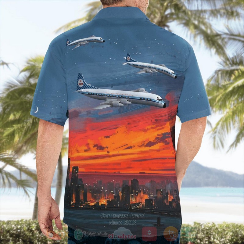 BEST KLM Royal Dutch Airlines Lockheed L-188 Electra 3D Aloha Shirt 2 BEST KLM Royal Dutch Airlines Lockheed L-188 Electra 3D Aloha Shirt word1
