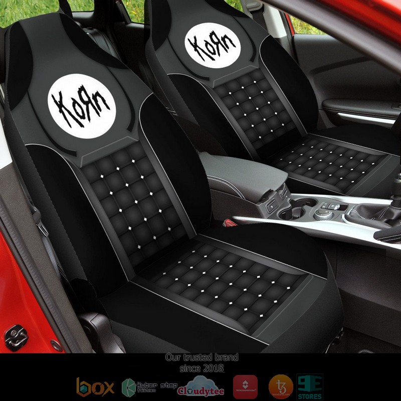 KORN Black Car Seat Covers word1