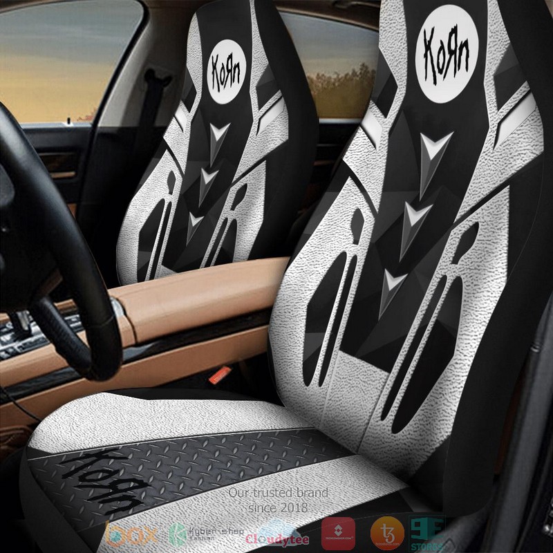 KORN Silver Grey Car Seat Covers
