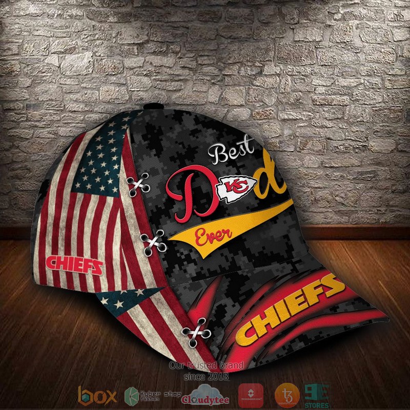 Kansas City Chiefs Best Dad NFL Custom Name Cap 2 Kansas City Chiefs Best Dad NFL Custom Name Cap word1