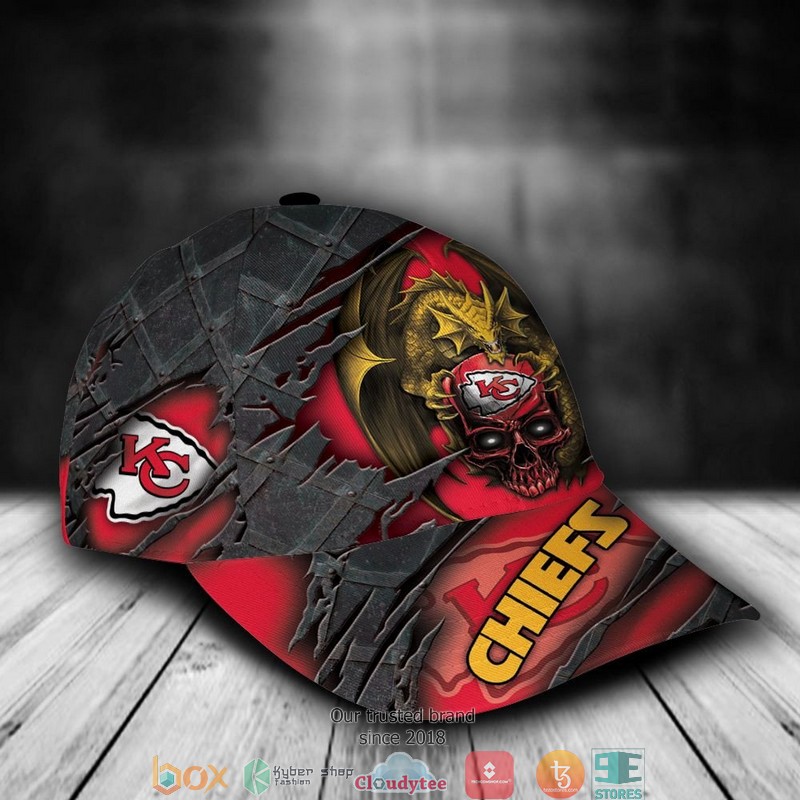 Kansas City Chiefs Dragon NFL Custom Name Cap 2 Kansas City Chiefs Dragon NFL Custom Name Cap word1