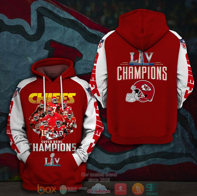 NEW Kansas City Chiefs Players Super Bowl LIV 3D Hoodie 3 NEW Kansas City Chiefs Players Super Bowl LIV 3D Hoodie word3