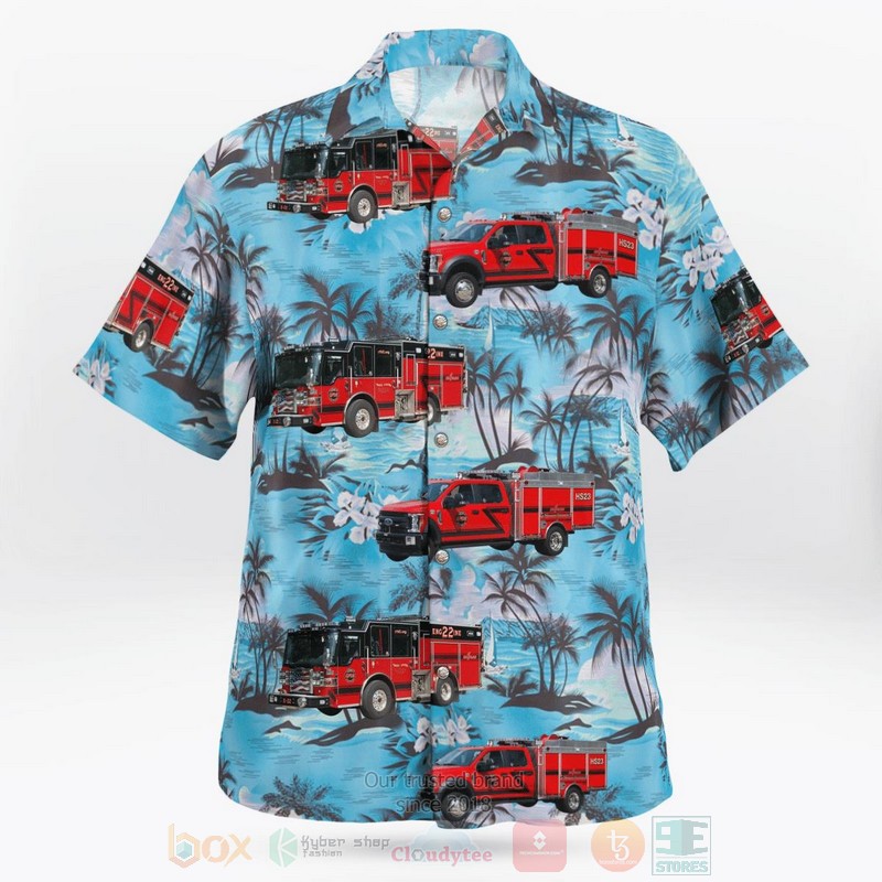 BEST Kansas, Johnson County Consolidated Fire District No.2 Station 22 3D Aloha Shirt word1