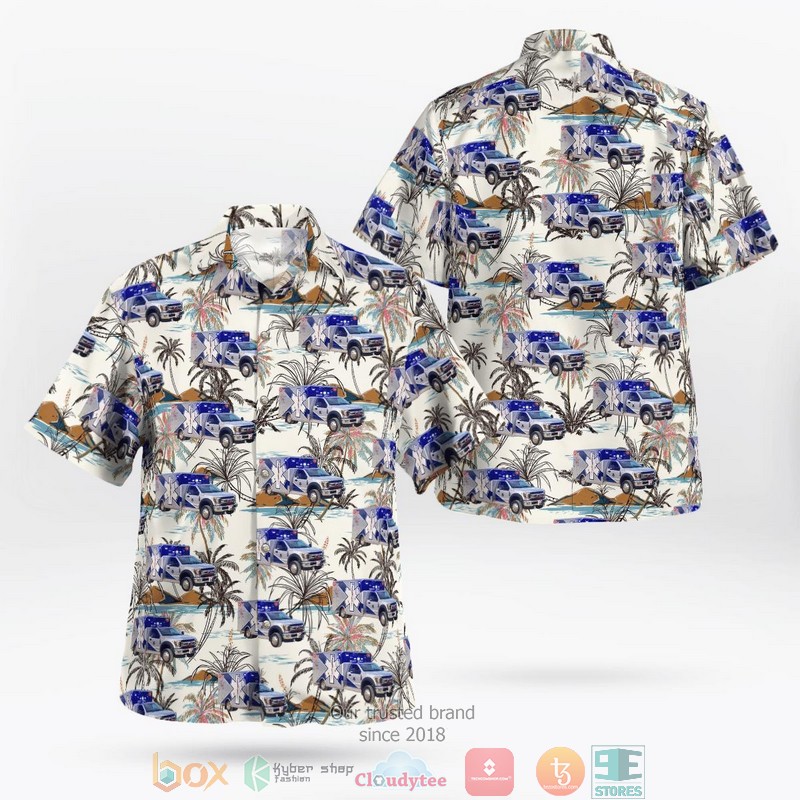 Kansas Riley County EMS Hawaii 3D Shirt