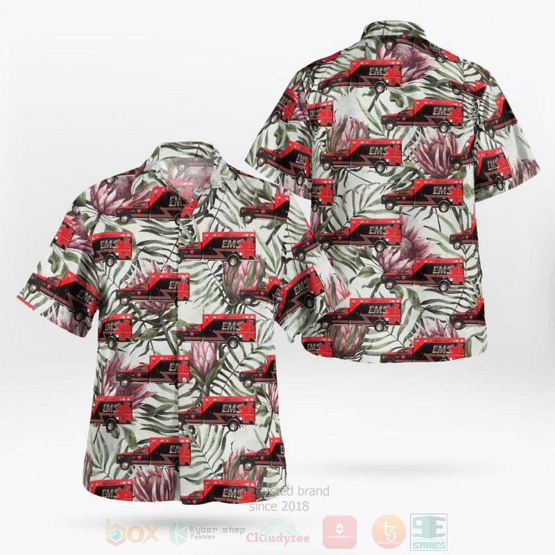 BEST Kansas, Smith County EMS 3D Aloha Shirt