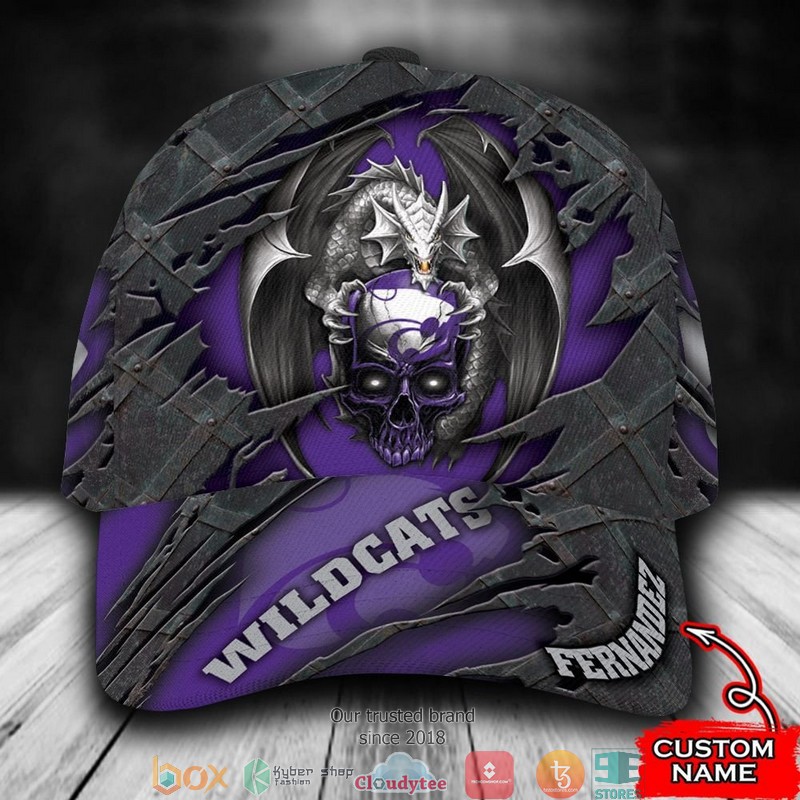 Kansas State Wildcats Dragon NCAA1 Custom Name Cap word1