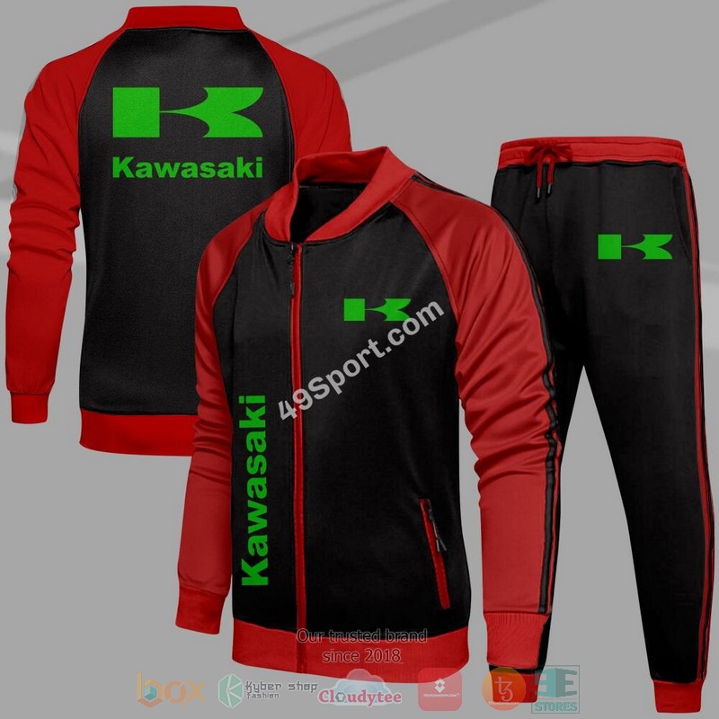 NEW Kawasaki Tracksuits Jacket and Pant word2