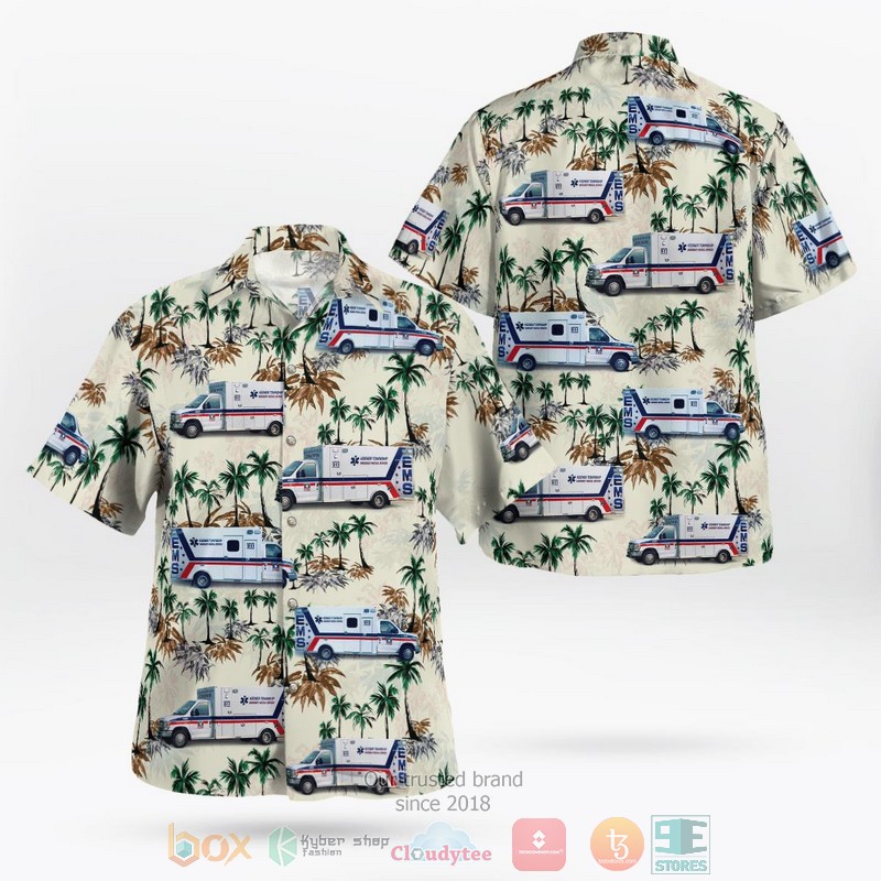 BEST Keener Township Ambulance Service DeMotte Indiana Hawaii Shirt word2