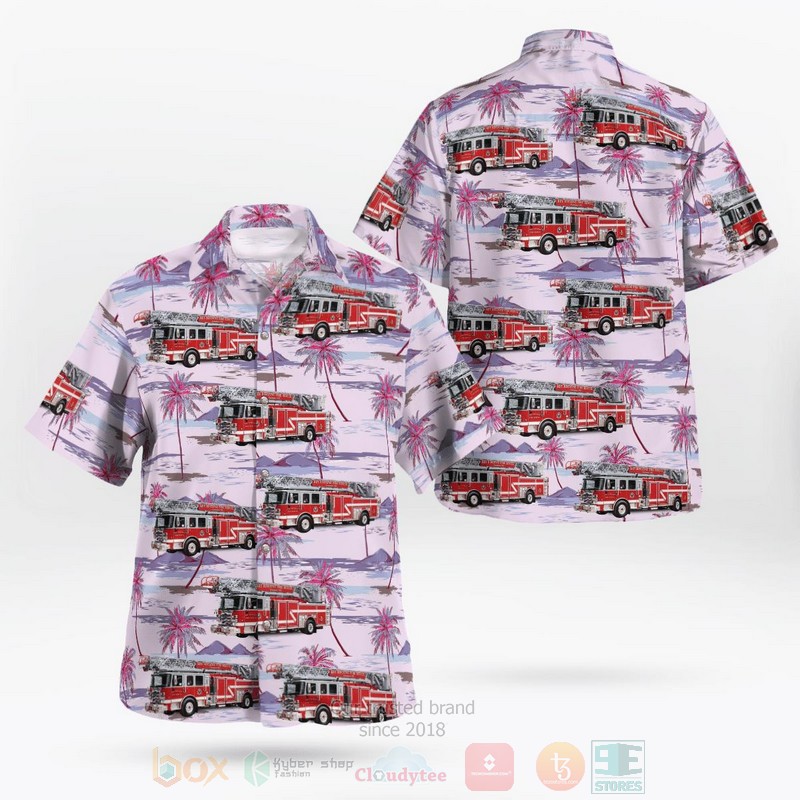 BEST Key Biscayne Fire Department, Florida 3D Aloha Shirt 1 BEST Key Biscayne Fire Department, Florida 3D Aloha Shirt word1