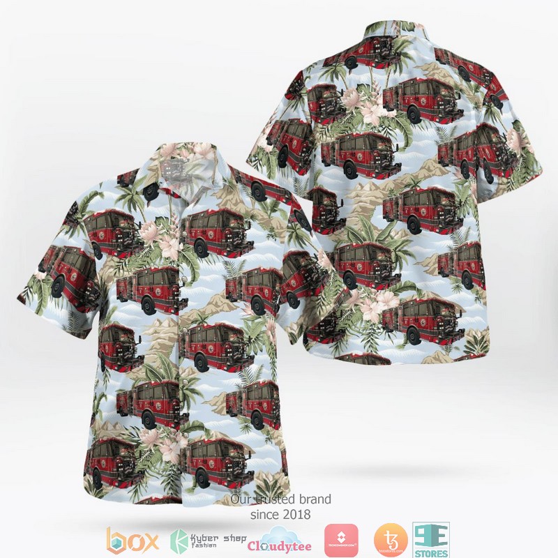 Killeen Texas Killeen Fire Department Hawaiian Shirt word2