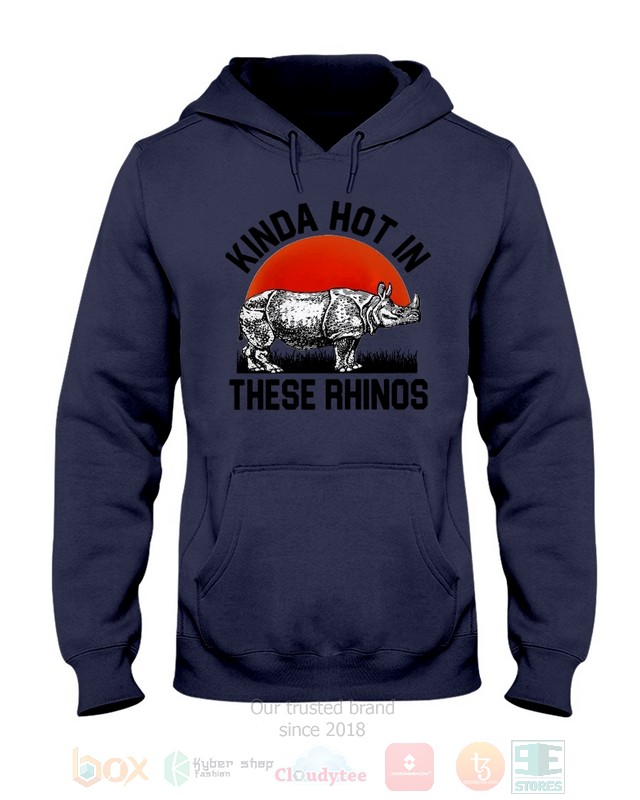 Kinda Hot In These Rhinos Ace Ventura Hoodie, Shirt word1