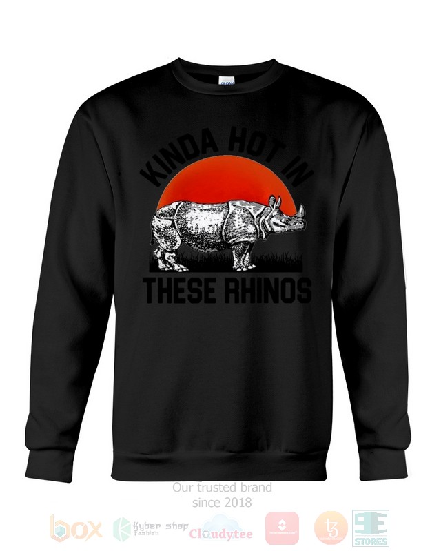 Kinda Hot In These Rhinos Ace Ventura Hoodie, Shirt word1