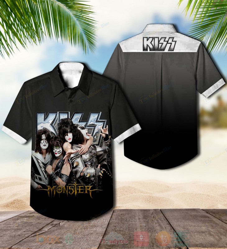 BEST Kiss Monster Album Aloha Hawaiian Shirt word3