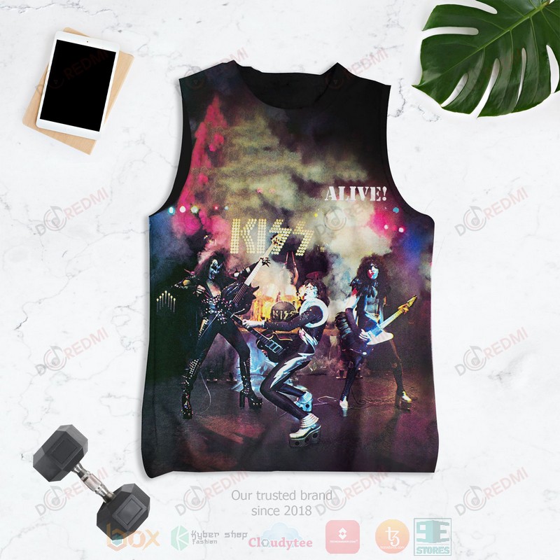 NEW Kiss Alive Album 3D Tank Top