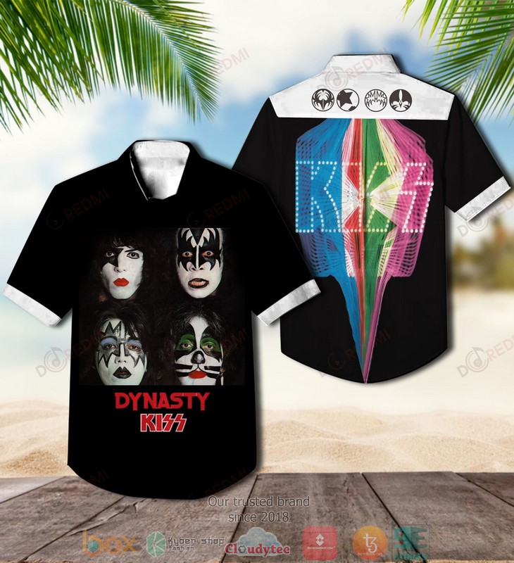 Kiss band Dynasty Short Sleeve Hawaiian Shirt 2 Kiss band Dynasty Short Sleeve Hawaiian Shirt word1
