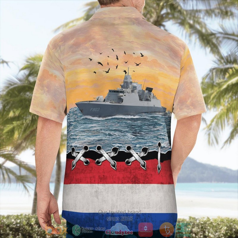 Koninklijke Marine HNLMS Tromp F803 Frigate Hawaiian Shirt 4 Koninklijke Marine HNLMS Tromp F803 Frigate Hawaiian Shirt word2