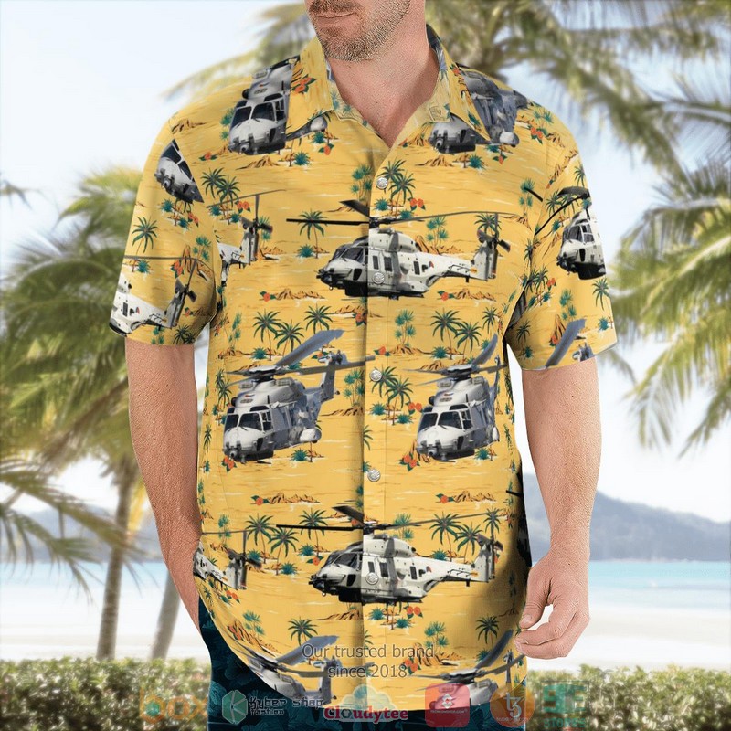 Koninklijke Marine NHI NH-90 NFH Hawaiian Shirt 3 Koninklijke Marine NHI NH-90 NFH Hawaiian Shirt word1
