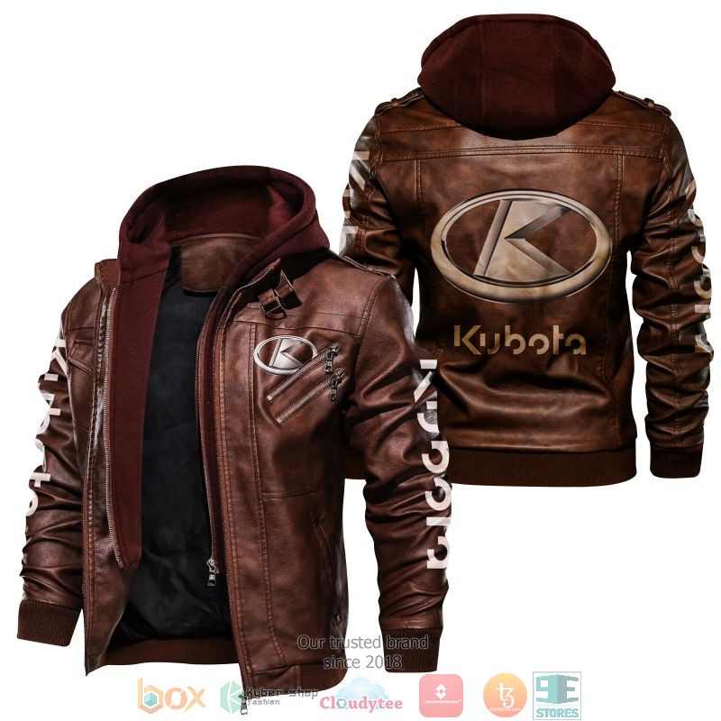 NEW Kubota PU Leather Jacket word1