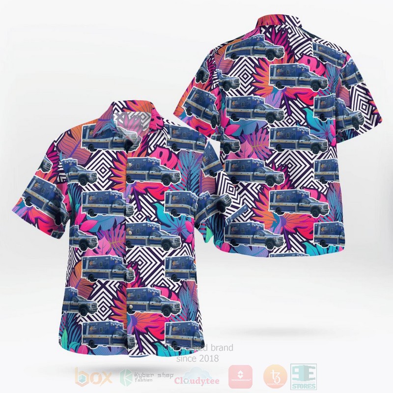 BEST La Crosse, Wisconsin, Gold Cross Ambulance Service 3D Aloha Shirt word2