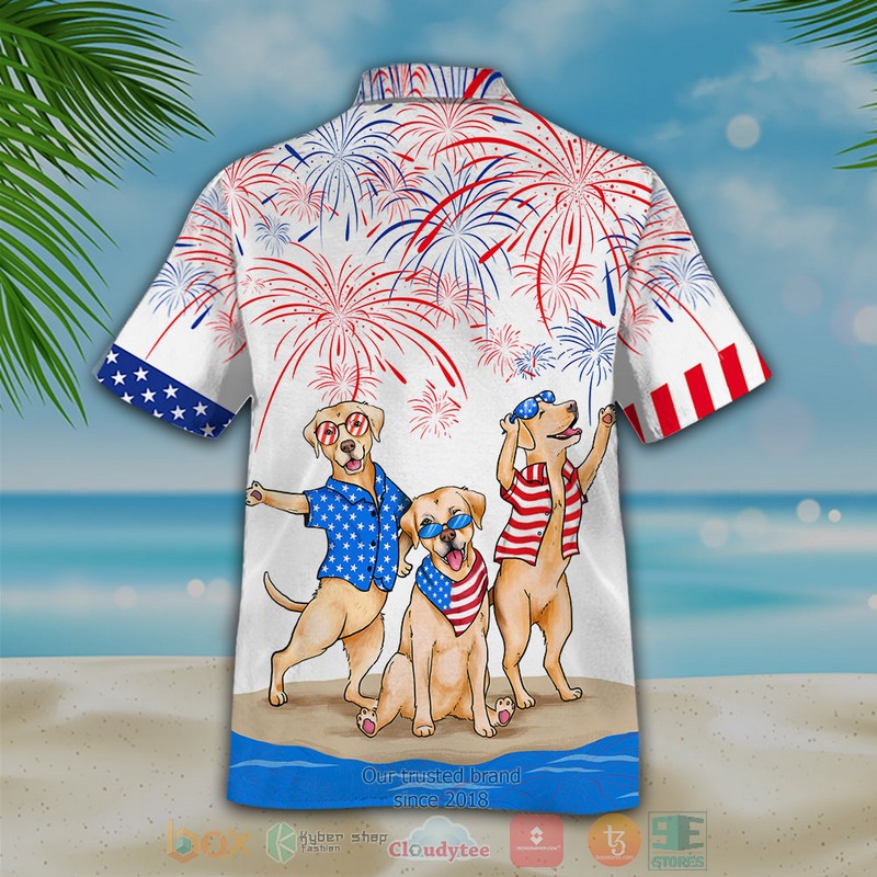 New Labrador Firework Independence Day Is Coming Hawaii Shirt, Shorts Word1