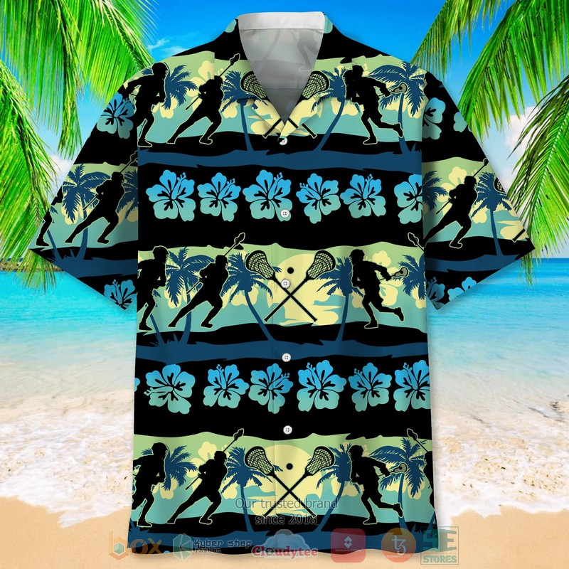 NEW Lacrosse Nature Beach Hawaiian Shirt 10