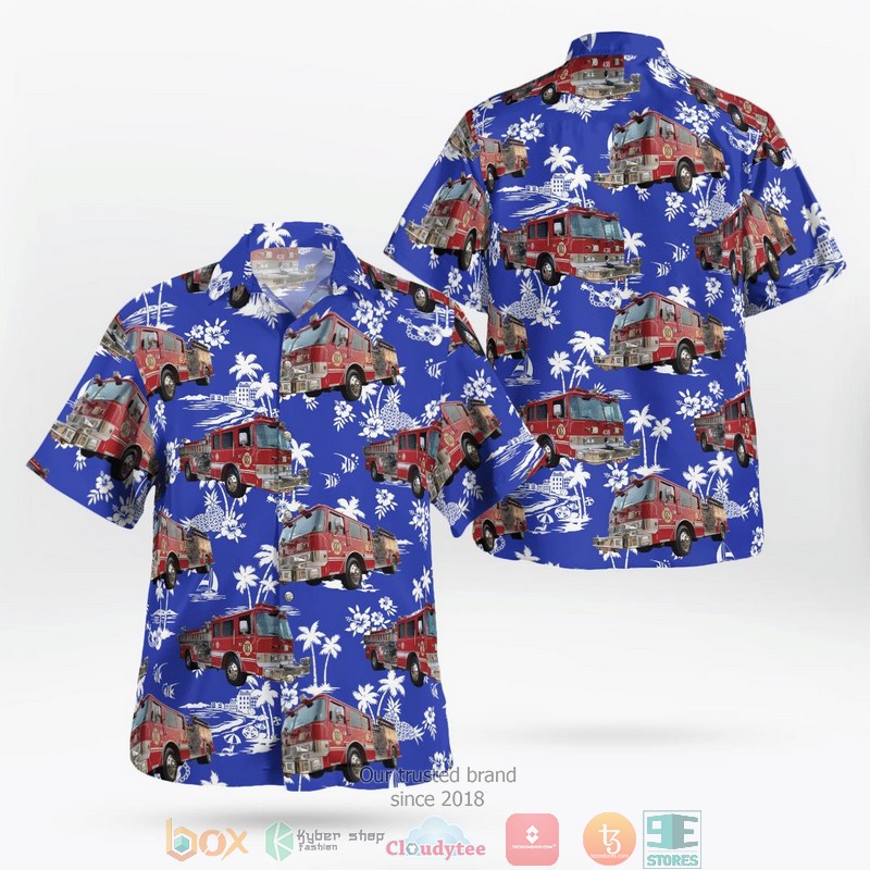 Lafitte Barataria Crown-Point Fire Department Station 43 Lafitte Louisiana Hawaiian Shirt word1