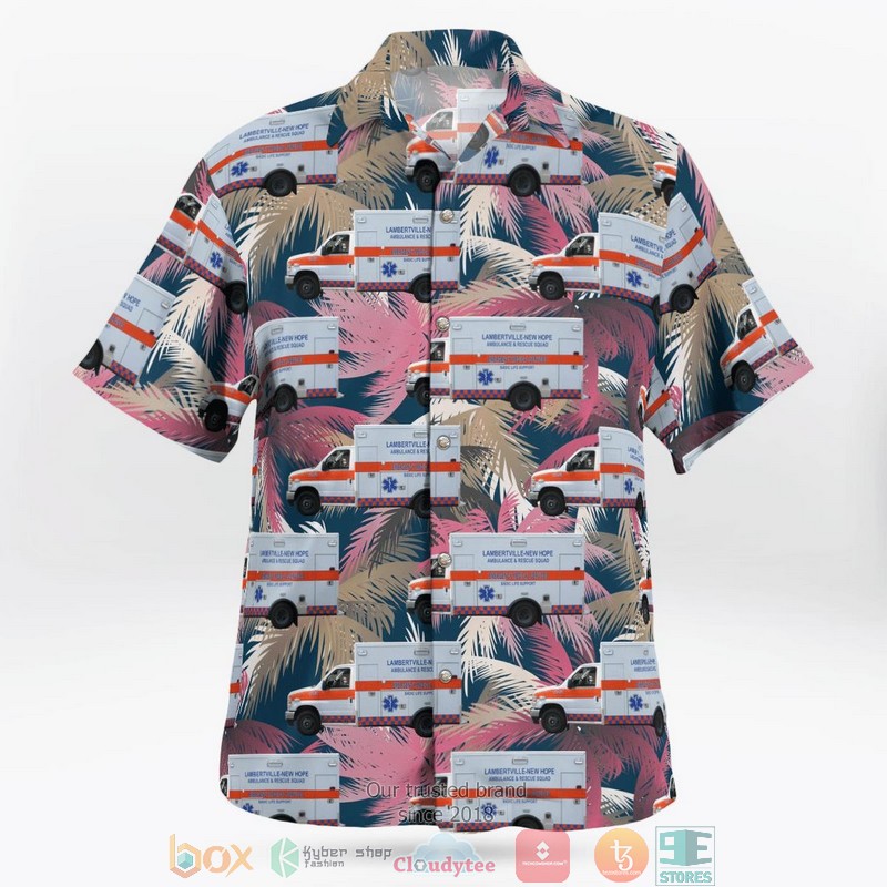 NEW Lambertville New Jersey Lambertville-New Hope Ambulance & Rescue Squad Aloha Shirt 2 NEW Lambertville New Jersey Lambertville-New Hope Ambulance & Rescue Squad Aloha Shirt word2