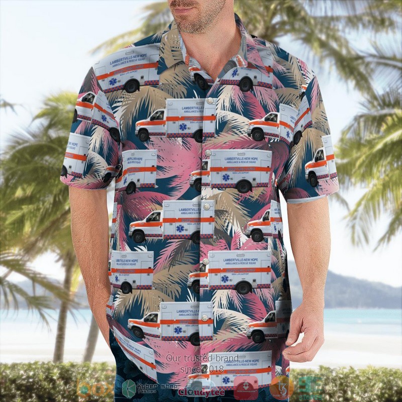 NEW Lambertville New Jersey Lambertville-New Hope Ambulance & Rescue Squad Aloha Shirt 3 NEW Lambertville New Jersey Lambertville-New Hope Ambulance & Rescue Squad Aloha Shirt word2